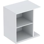 Módulo lateral Geberit iCon: 37x40x27.3cm, Blanco, Cubierto mate